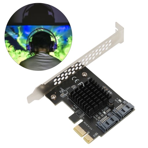 Карта расширения PCIe-SATA 3.0 6 Гбит/с стабильна