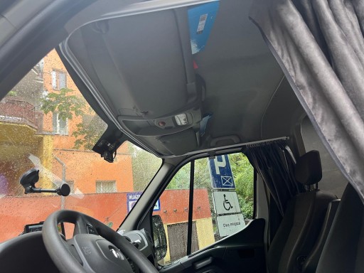 Zasłona do BUSA typu STANDARD Bez Poprzeczki - Fiat Ducato + Szyny