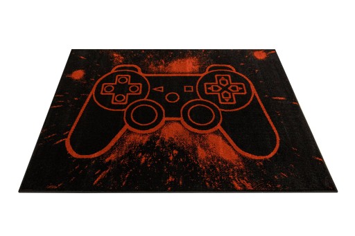 DYWAN DLA GAMERA GAMEPAD PAD CZERWONY CZARNY DZIECIĘCY LIMA 160x230 cm