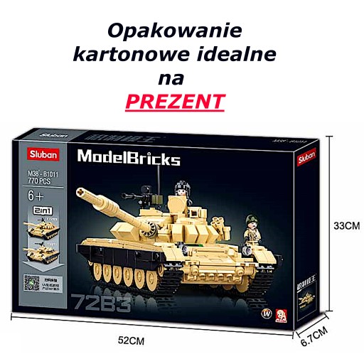 БЛОКИ Танк 2в1 Т-72Б3 Т-72М1 АРМИЯ + LEGO ОРУЖИЕ