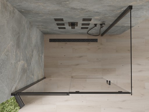 MEXEN OMEGA ДУШЕВАЯ КАБИНА 150 x 100 см ЧЕРНАЯ