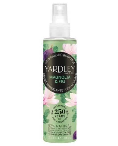 YARDLEY Магнолия/Инжир парфюмерный туман 200 мл