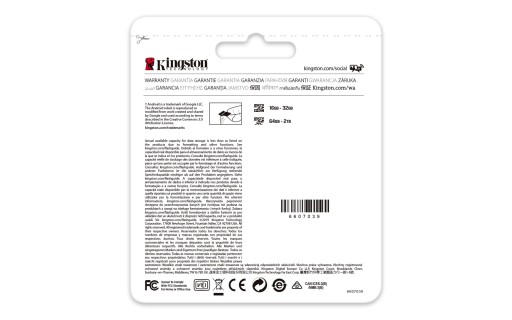 Kingston microSDXC Canvas Go Plus 128 ГБ + адаптер