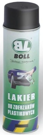 BOLL АКРИЛОВЫЙ ЛАК 500МЛ ДЛЯ ПЛАСТИКОВОГО БАМПЕРА АЭРОЗОЛЬ ЧЕРНЫЙ / BO