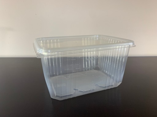 POJEMNIK PROSTOKĄTNY 1500ml PP 50szt + pokrywka
