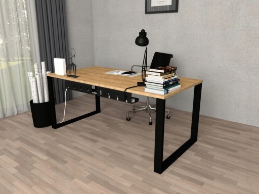 PÓŁKA ORGANIZER NA KABLE POD BIURKO STÓŁ BLAT 42cm