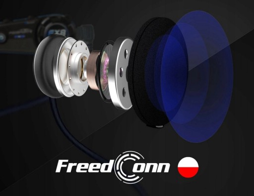 МОТОЦИКЛОВЫЙ ИНТЕРКОМ С ЗАПИСЬЮ КОНФЕРЕНЦИИ РАДИО FREEDCONN R3 PL Free