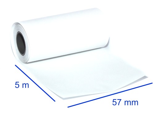 Rolki termiczne 57x5 m do kas fiskalnych TAXI 10sz