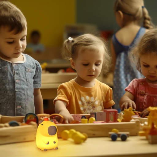ДЕТСКАЯ НОЧНАЯ ЛАМПА, СИЛИКОНОВАЯ СВЕТОДИОДНАЯ ЛАМПА KAWAII, ДЕКОРАТИВНАЯ ЛАМПА