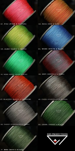 Paracord Minicord 1.4 mm Lina Ozdobna Cord 40 kg