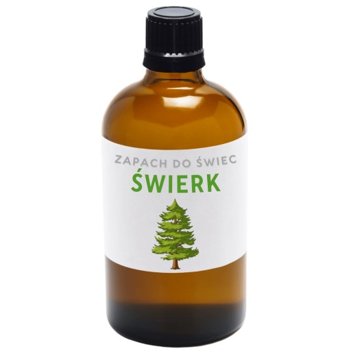 Zapach do świec sojowych wosku olejek zapachowy 100ml ŚWIERK