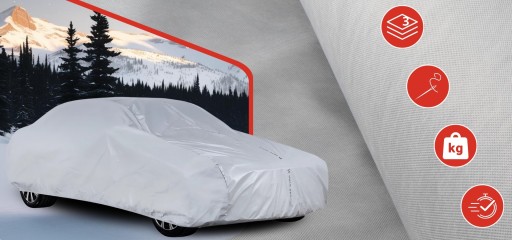 Pokrowiec na Samochód Coupe S1 380-405 Auto Plandeka Wodoodporny Premium
