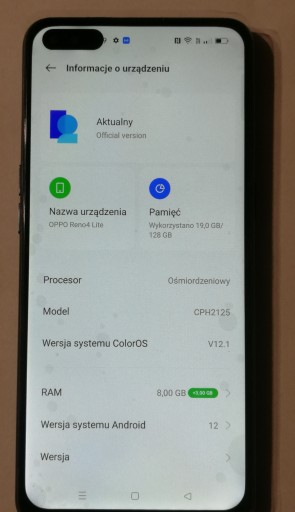 Материнская плата OPPO Reno4 Lite CPH2125 8 ГБ/128 ГБ 100% работает + линейный считыватель