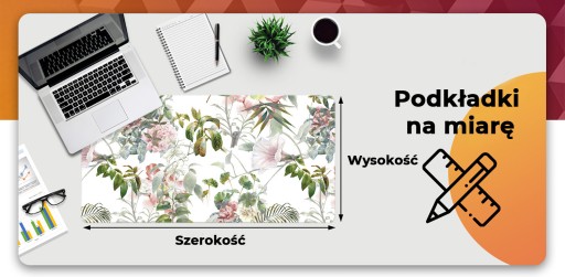 Podkładka do pokoju winyl na stół Delikatny Kwiat