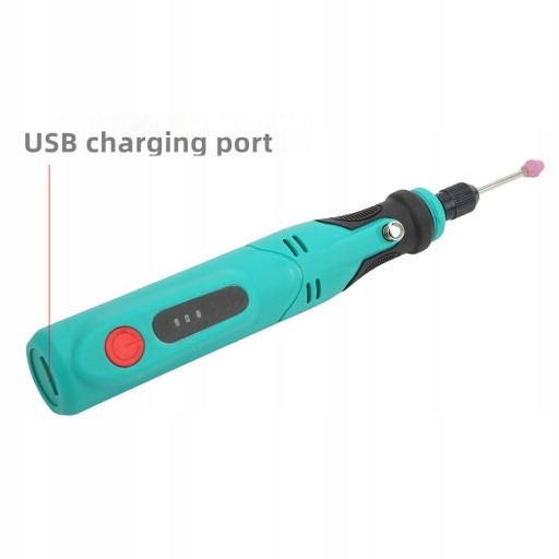 Ювелирная дрель USB зарядка 3 уровня