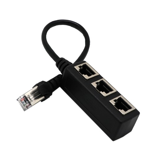 Разветвитель сетевого кабеля Ethernet 10x 1–3