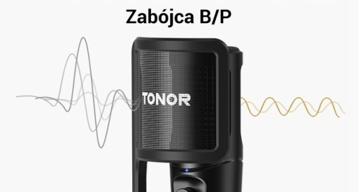 Конденсаторный микрофон Tonor TC40 PC PS4 PS5 Игровой картон RGB сияет