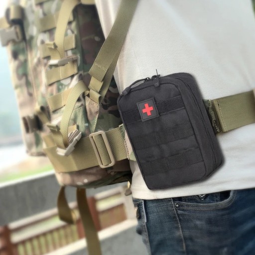Аптечка первой помощи для охоты и выживания EDC, медицинская поясная сумка, ткань Оксфорд