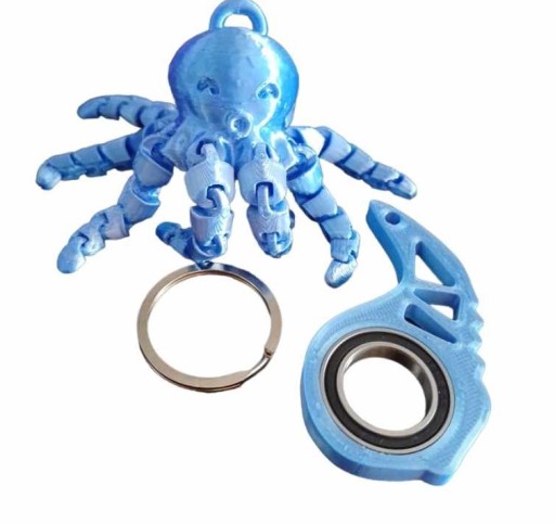 Брелок KEYRAMBIT KEYSPINNER+ Octopus LAGOON Много цветов