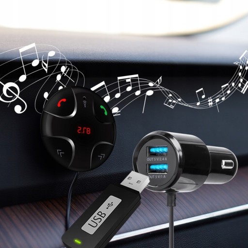FM-передатчик Forever BLUETOOTH SD, 2 зарядных устройства USB