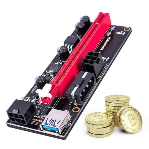 Riser 009S ЧЕРНЫЙ Новейшая модель! USB 3.0 PCI-E