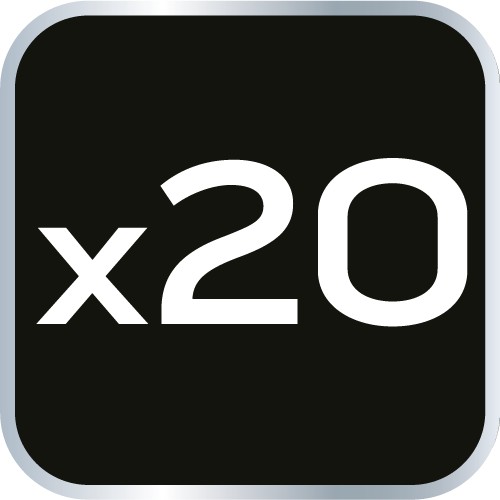 Биты для отверток PZ2 x 25 мм, 20 шт.