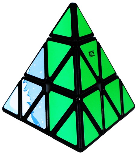ОРИГИНАЛЬНАЯ QiYi Snow Mountain Pyraminx 3x3x3 КУБ + ПОДСТАВКА