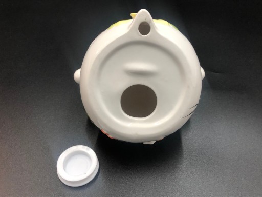 SKARBONKA Kot Maneki-Neko Szczęścia Porcelana 12cm