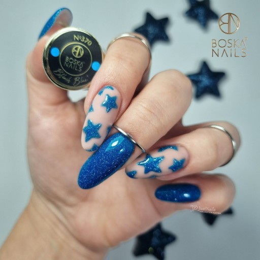 Частицы гибридного лака для ногтей BOSKA NAILS GLITTER Lagoon Rain 441