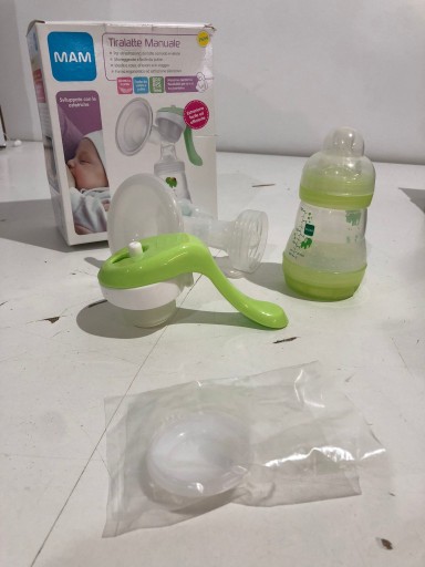 Ручной молокоотсос MAM Compact + бутылочка Anti-Colic