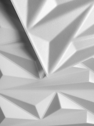 Топаз БЕЛЫЕ СТЕНОВЫЕ ПАНЕЛИ, ДЕКОРАТИВНЫЕ 3D КАССЕТЫ