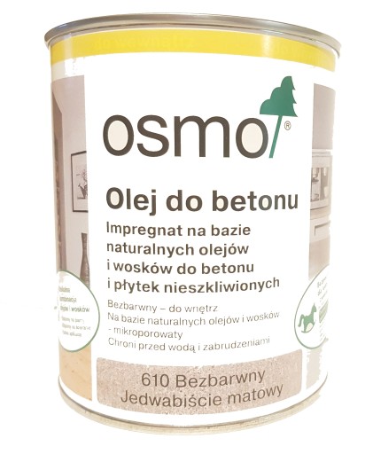 OSMO 610 ПРОЗРАЧНОЕ МАСЛО ДЛЯ БЕТОНА И ПЛИТКИ 2,5л
