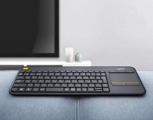 Клавиатура LOGITECH K400 Plus серая