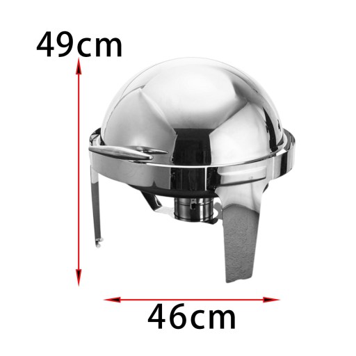 Chafing Dish Compact 6 л Плита-буфет из нержавеющей стали для ужинов в отелях B