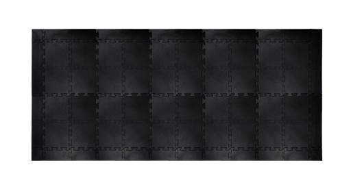Коврик резиновый спортивный пазл UNDERFIT 1,5см 10м2