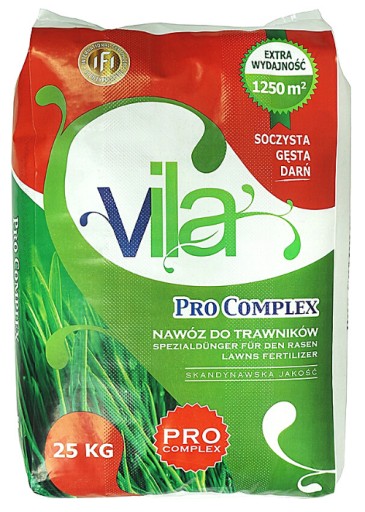 УДОБРЕНИЕ ДЛЯ ГАЗОННОЙ ТРАВЫ VILA PRO-COMPLEX YARA 25КГ НПК 16-16-16 ПРОД.
