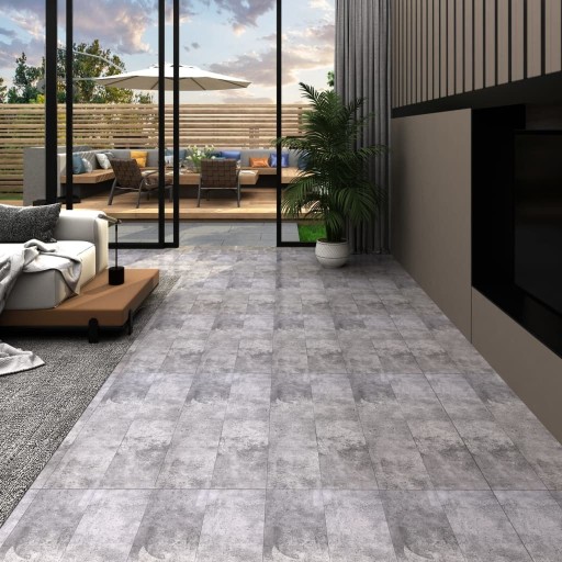 SAMOPRZYLEPNE PANELE PODŁOGOWE PVC 5,21M² 2MM BRĄZ
