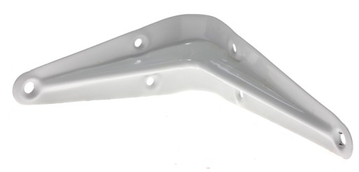 UCHWYT WSPORNIK KĄTOWNIK PODPÓRKA POD PÓŁKĘ PÓŁKI BIAŁY METALOWY 100x75 MM