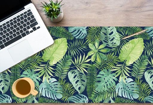Podkładka ochronna do biura 120x60 Liście Monstera