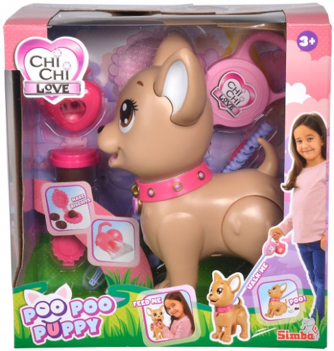 CHI CHI LOVE POO POO PUPPY PIESEK ROBI KUPKĘ 3+