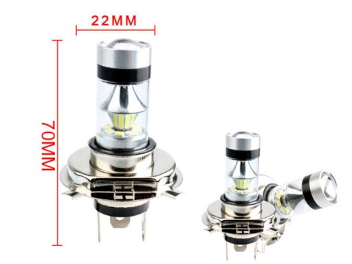LED BULB H4 Лампа омологации BULB 6000K 2x