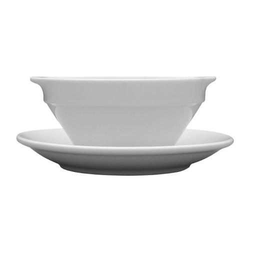 SPODEK PORCELANOWY DO BULIONÓWKI KASZUB/HEL 16 CM 6 SZT. LUBIANA 0615