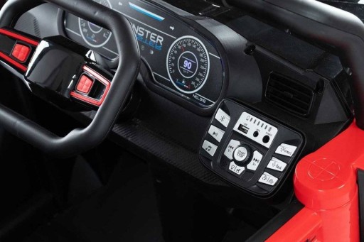 Большой электрический Quad Quattro Bluetooth со светодиодной подсветкой, кожаный