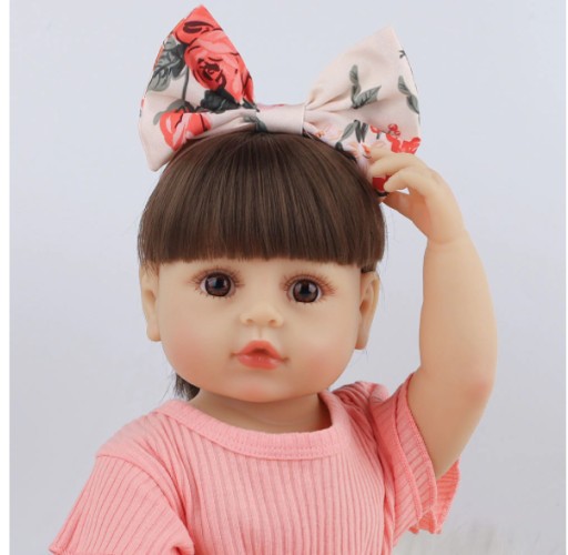 Realistyczna lalka Reborn Baby 55 cm noworodka