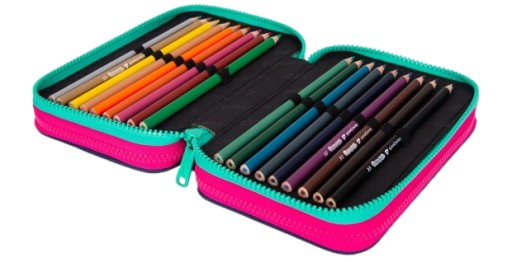 Пенал с тремя отделениями и COOLPACK Jumper ОБОРУДОВАНИЕ