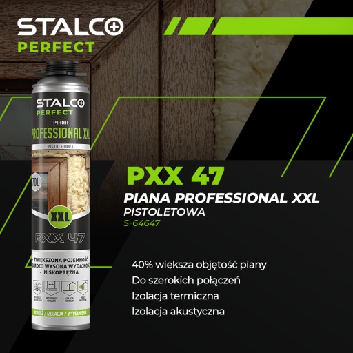 МОНТАЖНАЯ ПЕНА ДЛЯ ПИСТОЛЕТОВ НИЗКОГО ДАВЛЕНИЯ STALCO ВСЕСЕЗОННАЯ XXL 70л - 3 ШТ.