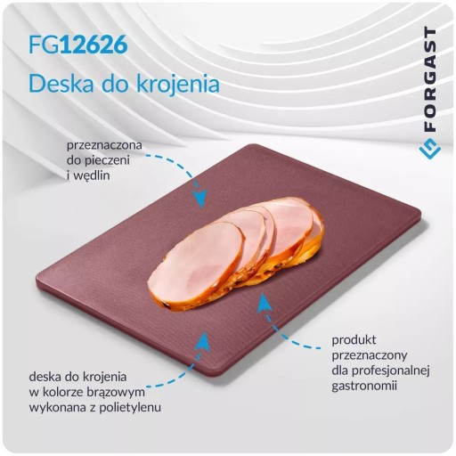 HACCP Cropping Board Brown GN 1/1 Forgast FG12626