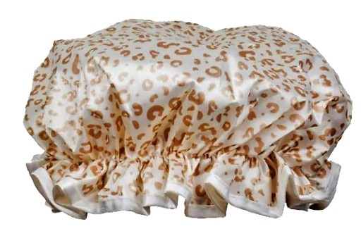 Атласная шапочка для душа Lindo Leopard