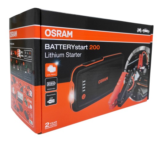 OSRAM АККУМУЛЯТОРНЫЙ СТАРТЕР 6000МАЧ УСИЛИТЕЛЬ МОЩНОСТИ