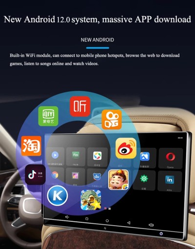 Для Chevrolet подголовник монитор Android TV WIFI автомобильный планшетный плеер